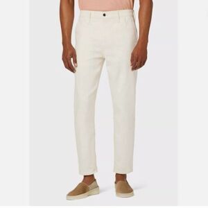 Joe's Jeans Men's The Diego Denim Trouser Tapered + Cropped in Ecru size 36 New